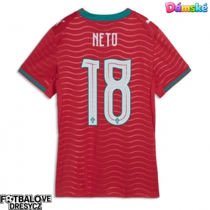 Portugalsko Pedro Neto #18 Dámské Domácí Dres MS 2026 Krátký Rukáv